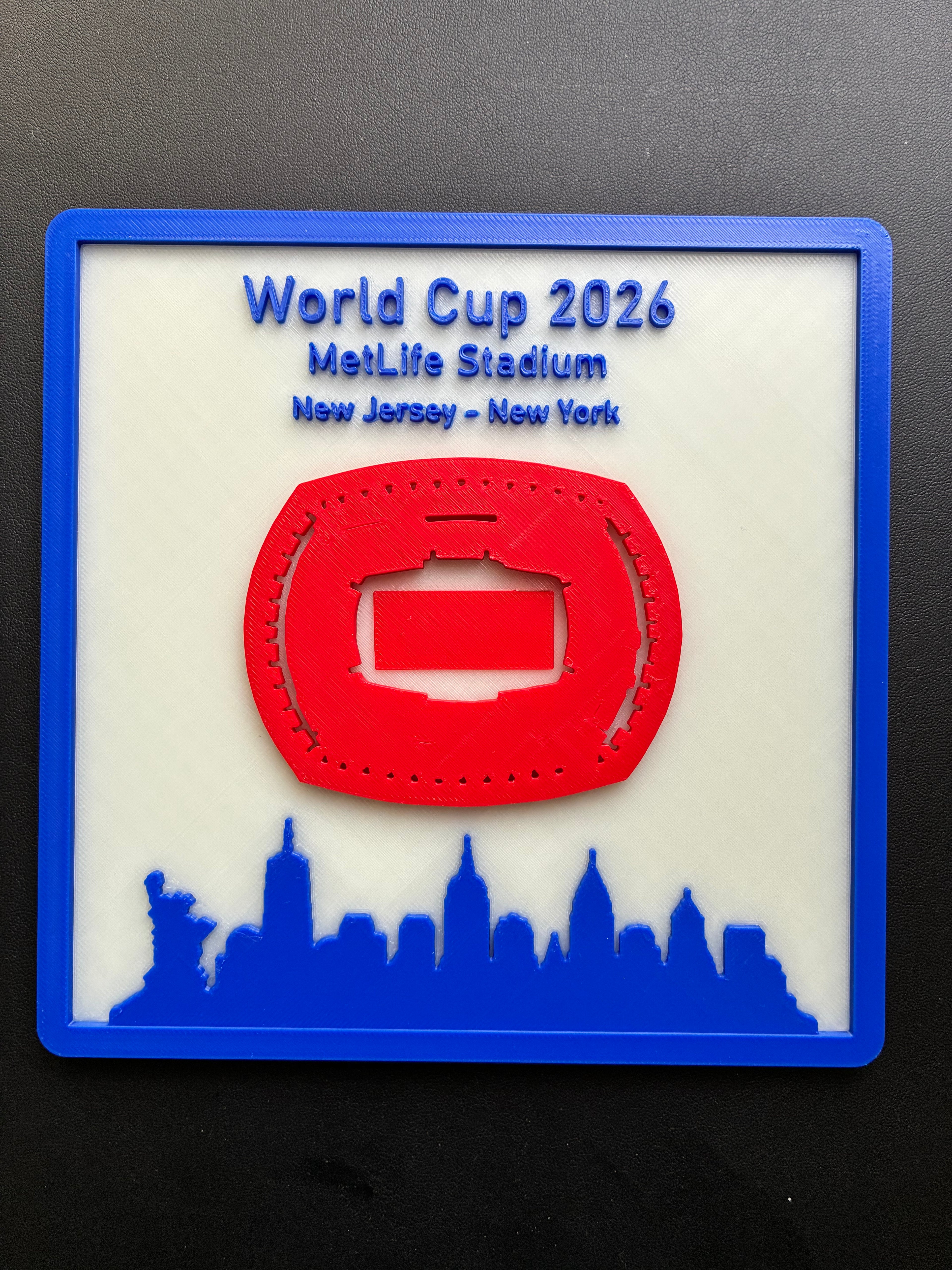 MetLife Stadium 3D Printed Model World Cup 2026
